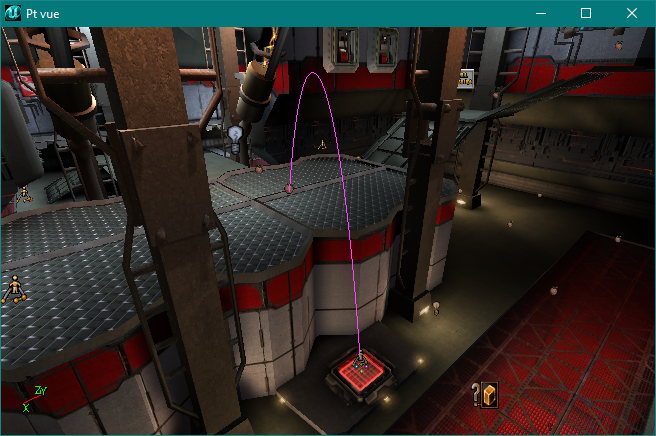 Trajectoire d'un jumper