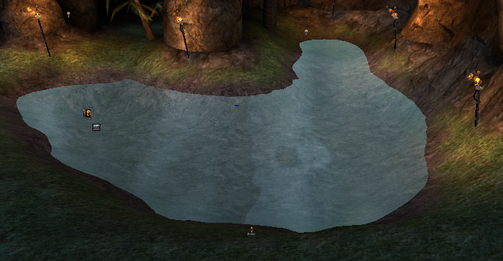 FluidSurfaceInfo avec bUnlit réglé sur faux, mais coloré par FluidColor