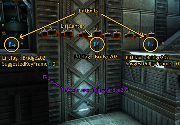 Réglages des ponts invisibles de DM-CBP2-Reconstruct