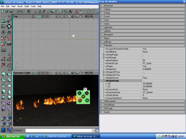 Les particules spawnent beaucoup plus vite