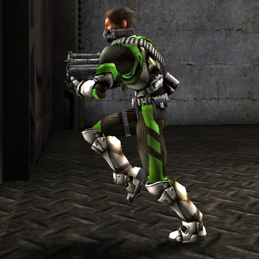 Romulus figé dans sa position de spawn