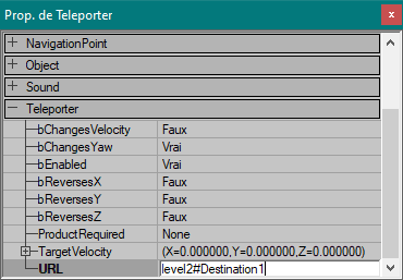 Téléporteur vers une autre map