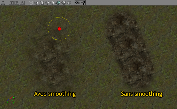 Transition adoucie entre les layers