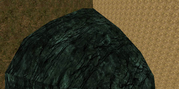 Texture réalignée et à la bonne échelle