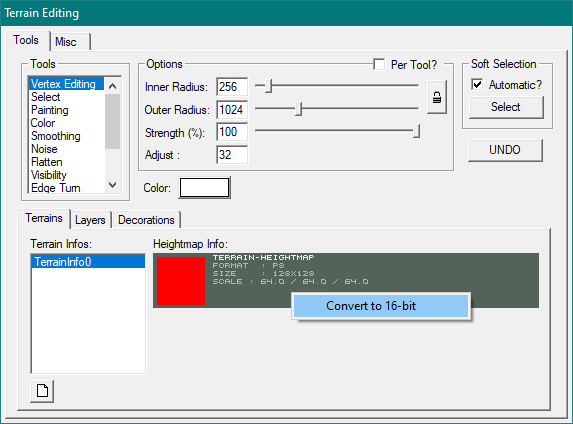 Conversion en 16-bit