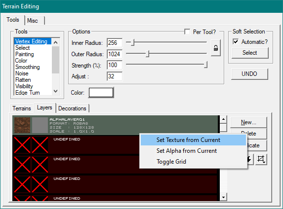 Ajout d'une texture au layer