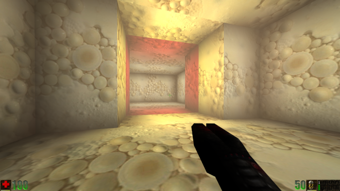 Brouillard dans la même zone se répandant au-delà de la warpzone