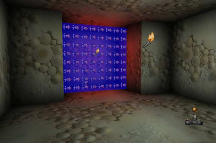 La texture du téléporteur sur un portal